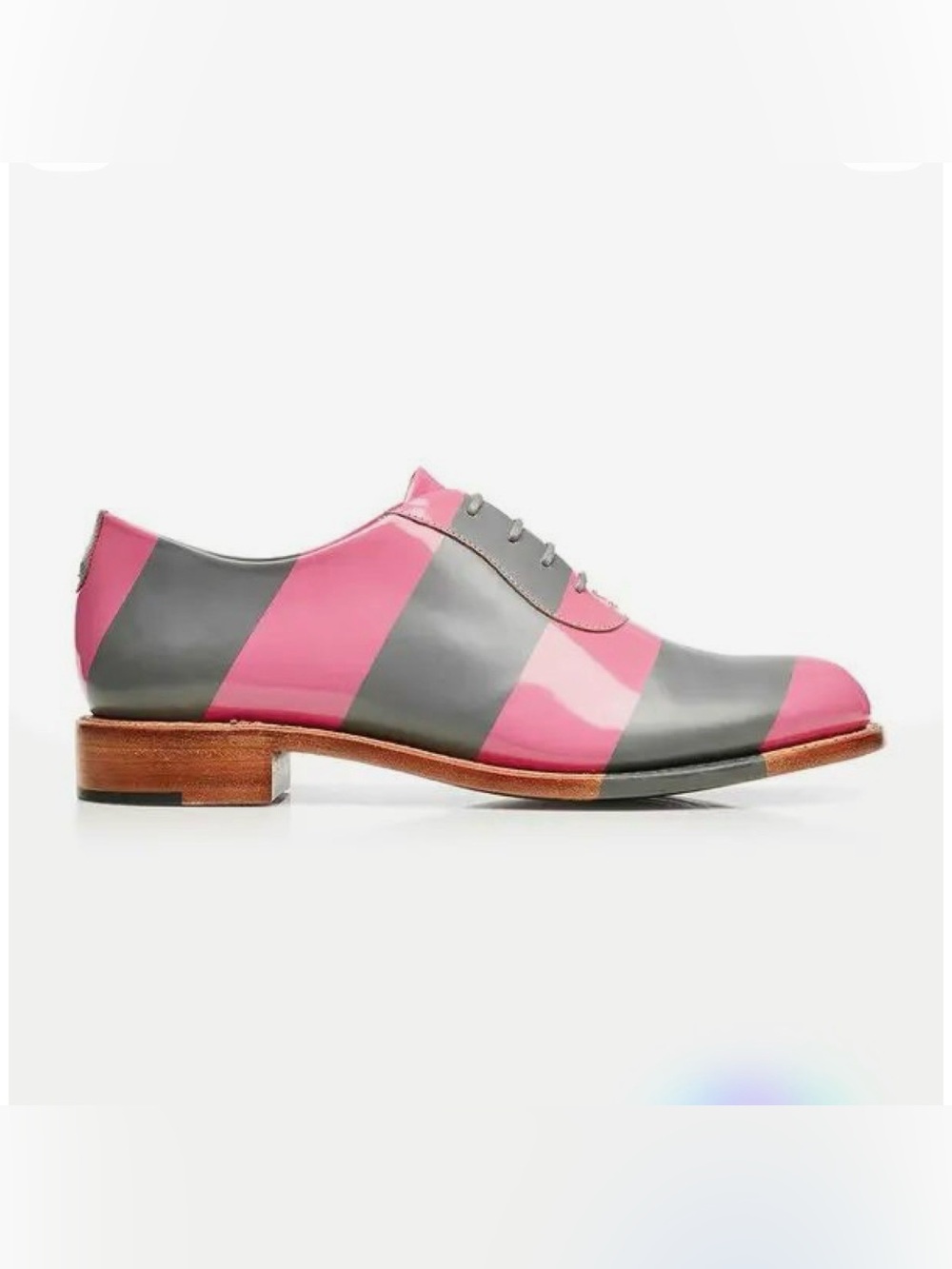 Authentic The Office of Angela Scott sold out pink/grey Mr. Smith loafers 6.5